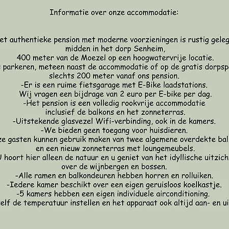 Bei Stenze Inklusive Kostenlosem Regionalem Nahverkehr Apartament Senheim